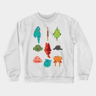 Funny fishes Crewneck Sweatshirt